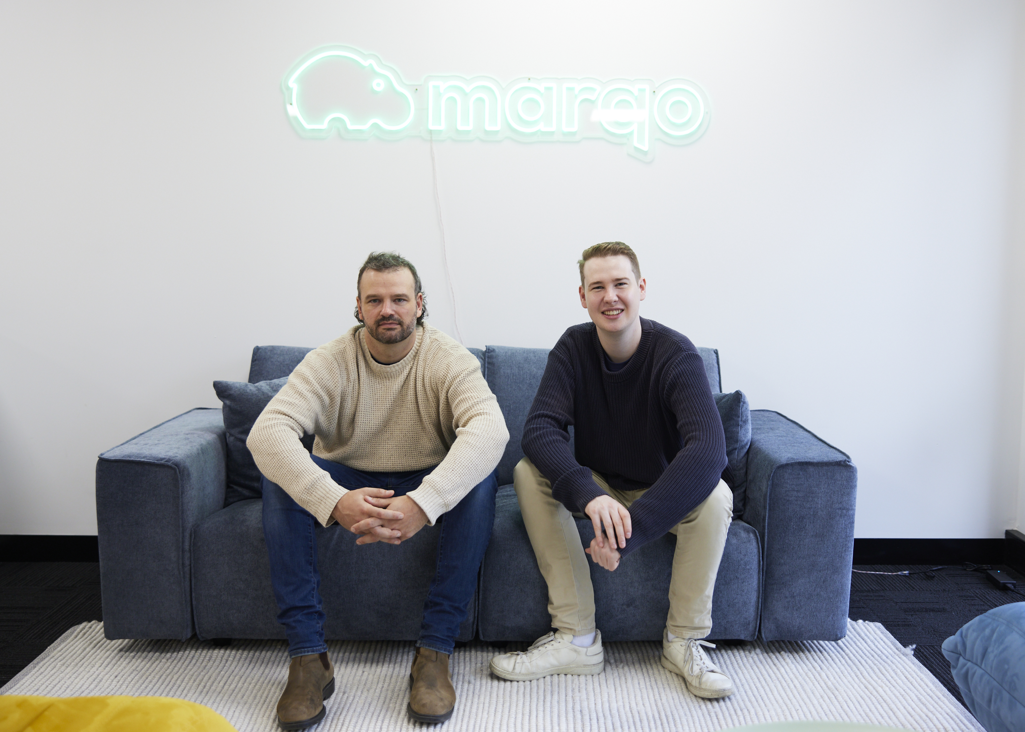Jesse Clark and Tom Hamer, co-founders of Marqo